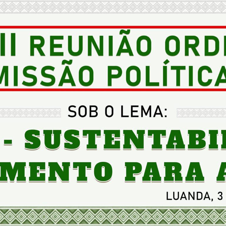 III REUNIÃO ORDINÁRIA DA COMISSÃO POLÍTICA DA UNITA