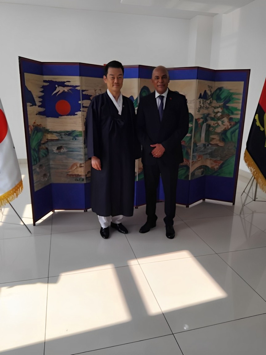 Presidente da UNITA, com Embaixada da Coreia do Sul