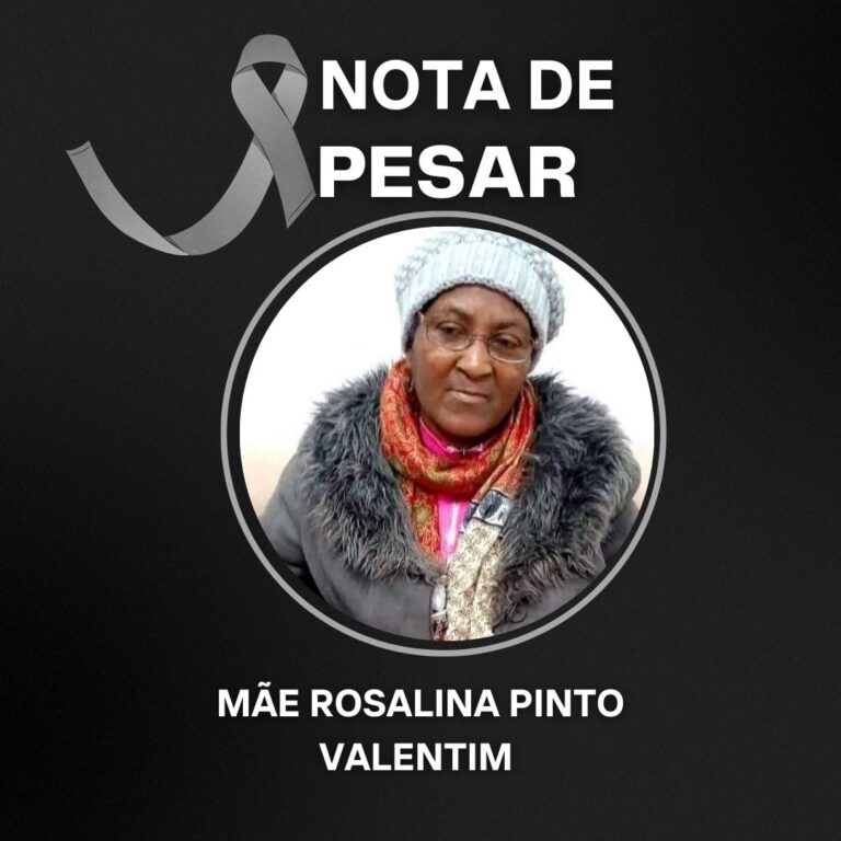 Nota de Condolência pelo passamento físico da Mulher guerreira, Mãe Celestina Rosa Joaquim Valentim