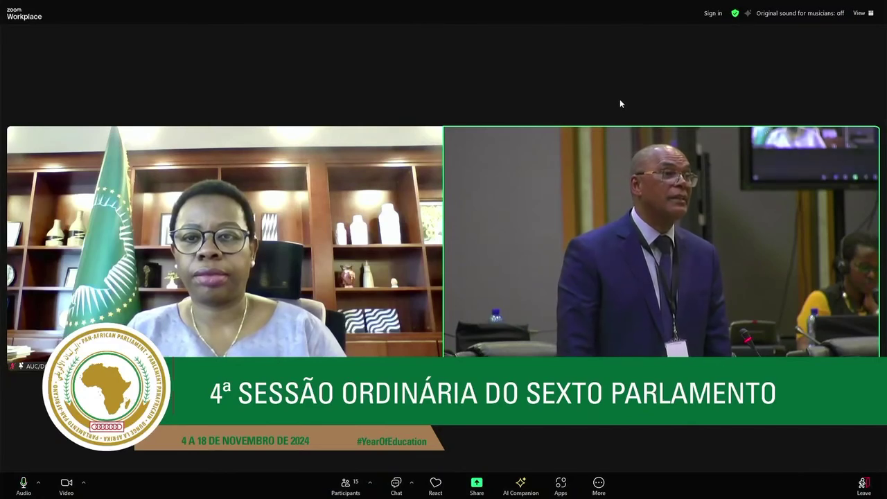 Presidente da UNITA, Adalberto Costa Júnior, no Parlamento Pan-Africano