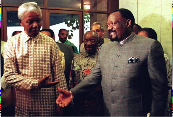 Dr. Savimbi e Mandela